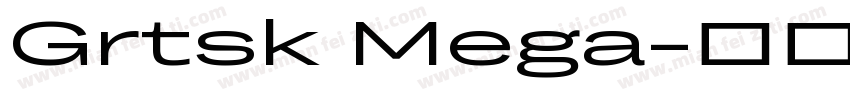 Grtsk Mega字体转换